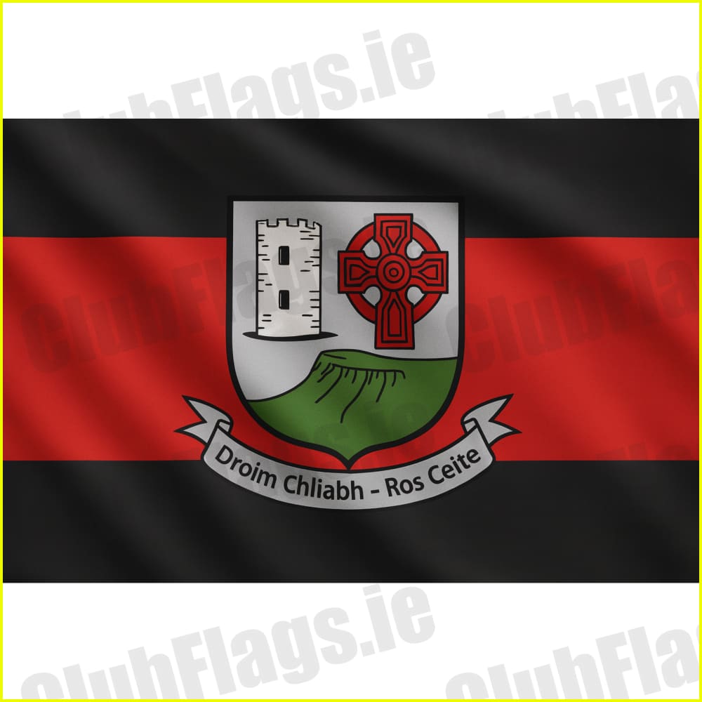 Drumcliffe GAA club flag artwork - ClubFlags.ie
