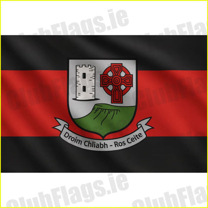 Drumcliffe GAA club flag artwork - ClubFlags.ie