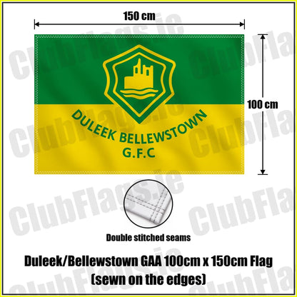 Duleek/Bellewstown GAA 100cm x 150cm Flag (sewn on the edges) - ClubFlags.ie