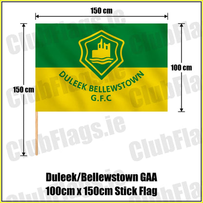Duleek/Bellewstown GAA 100cm x 150cm Stick Flag - ClubFlags.ie