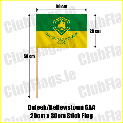 Duleek/Bellewstown GAA 20cm x 30cm Stick Flag - ClubFlags.ie