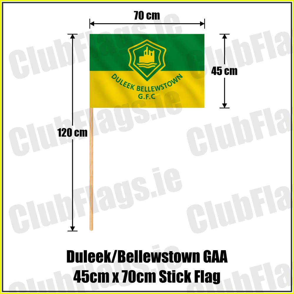 Duleek/Bellewstown GAA 45cm x 70cm Stick Flag - ClubFlags.ie