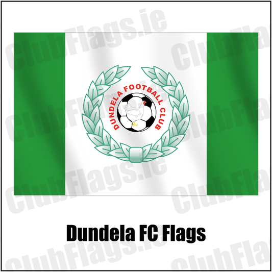 Dundela FC Flags with the club crest and colours, Down Football - ClubFlags.ie