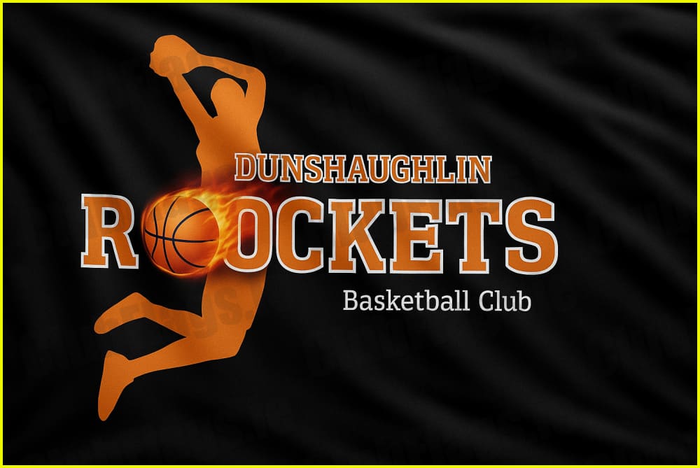 Dunshaughlin Rockets Basketball Club Flag - Basketball Clubs