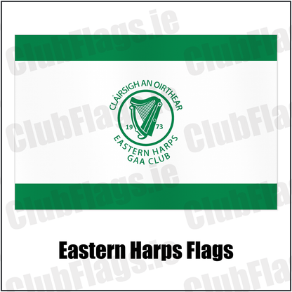 Eastern Harps Flags with the club crest and colours, Sligo GAA - ClubFlags.ie