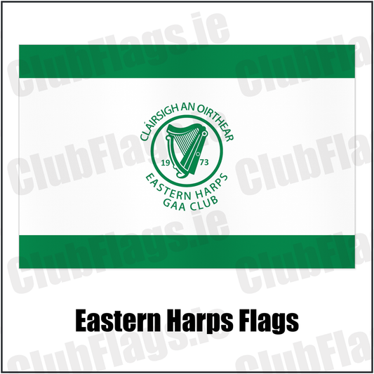 Eastern Harps Flags with the club crest and colours, Sligo GAA - ClubFlags.ie