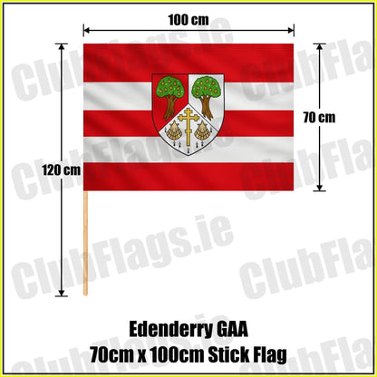 Edenderry GAA 70cm x 100cm Stick Flag - ClubFlags.ie