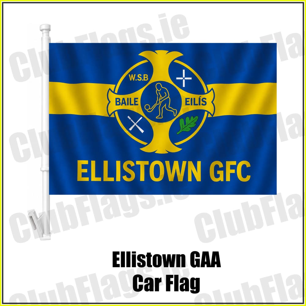 Ellistown GAA Car Flag - ClubFlags.ie