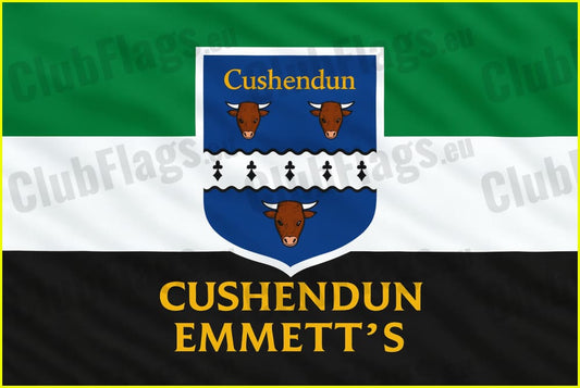 Emmetts Cushendun GAC Club Flags - GAA Clubs