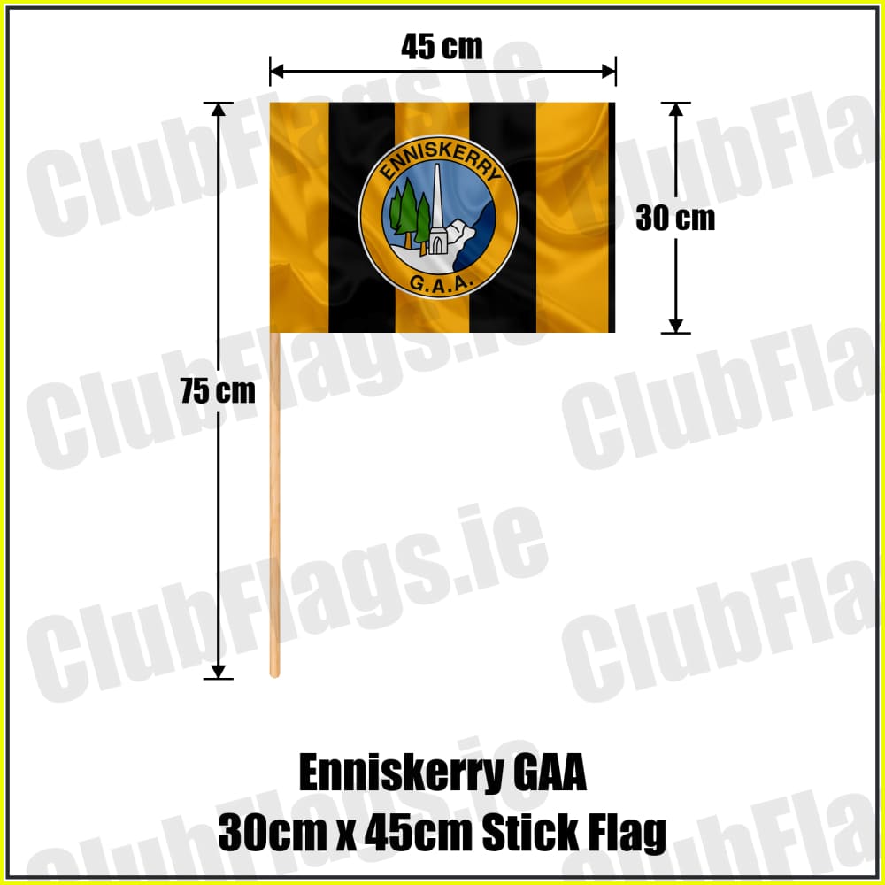Enniskerry GAA 30cm x 45cm Stick Flag - ClubFlags.ie