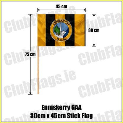 Enniskerry GAA 30cm x 45cm Stick Flag - ClubFlags.ie