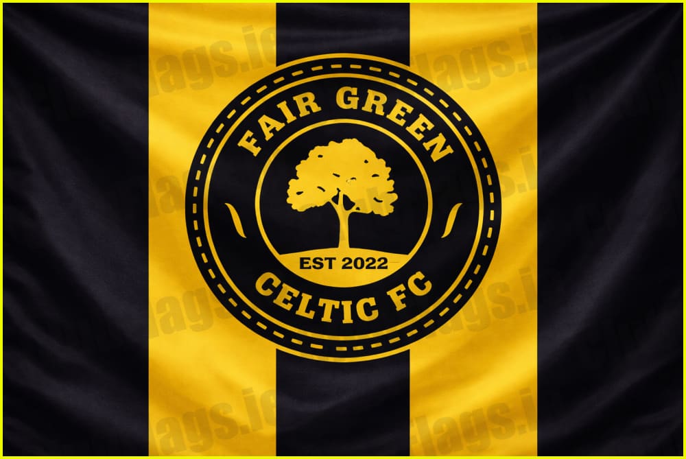 Fair Green Celtic FC Flag - Football Clubs