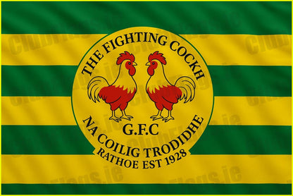 Fighting Cocks GAA Club Flag - GAA Clubs