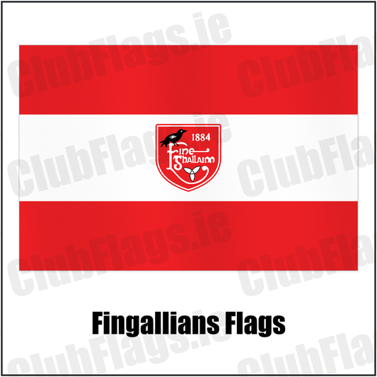 Fingallians Flags with the club crest and colours, Dublin GAA - ClubFlags.ie