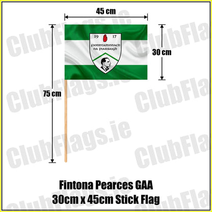Fintona Pearces GAA 30cm x 45cm Stick Flag - ClubFlags.ie