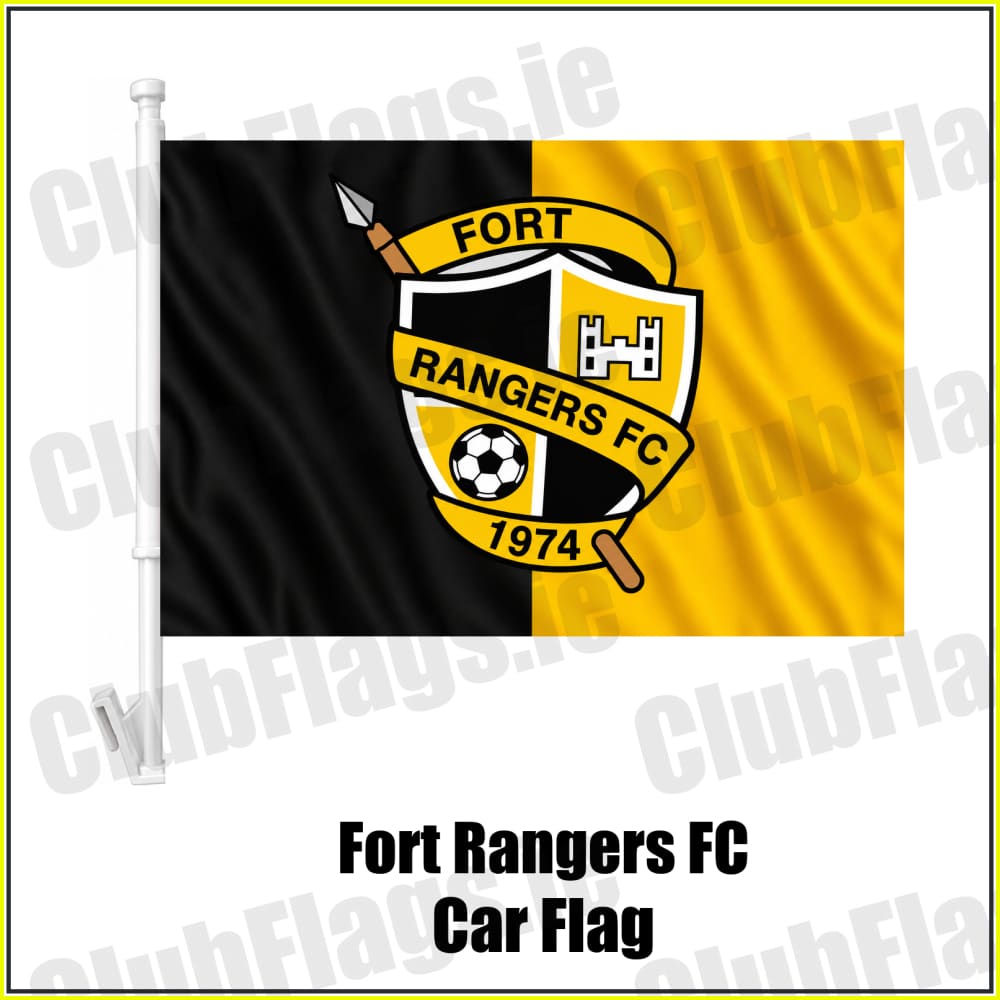 Fort Rangers FC Car Flag - ClubFlags.ie