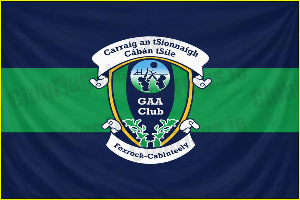 Foxrock Cabinteely Gaa Club Flag - Football Clubs