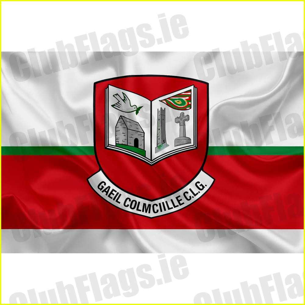 Gaeil Colmcille GAA club flag artwork - ClubFlags.ie