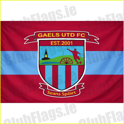 Gaels Utd Football Club club flag artwork - ClubFlags.ie