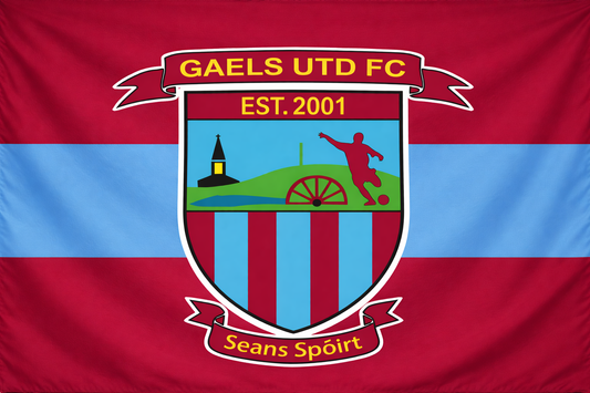 Gaels Utd Football Club Flag - GAA Clubs