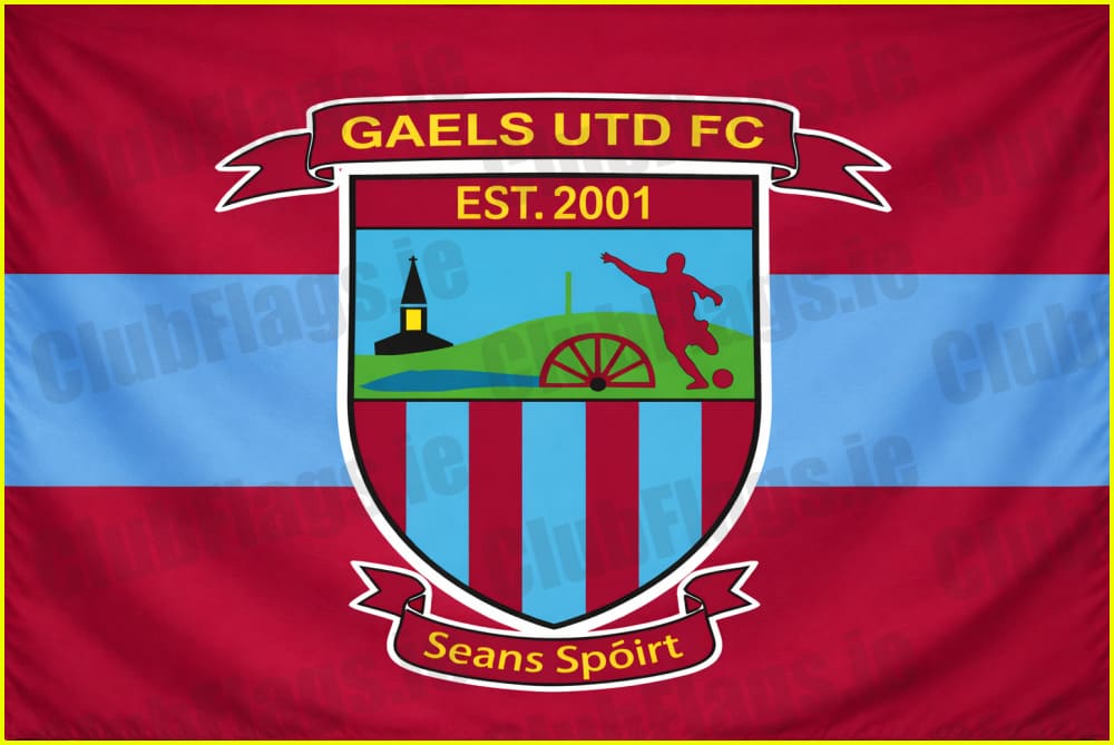 Gaels Utd Football Club Flag - GAA Clubs