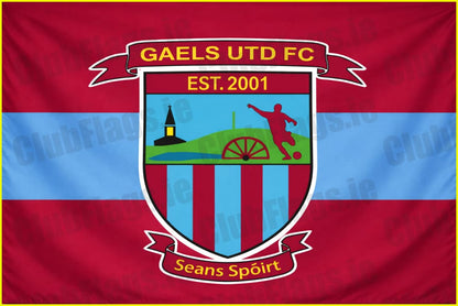 Gaels Utd Football Club Flag - GAA Clubs