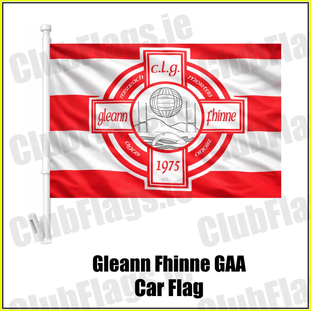 Gleann Fhinne GAA Car Flag - ClubFlags.ie