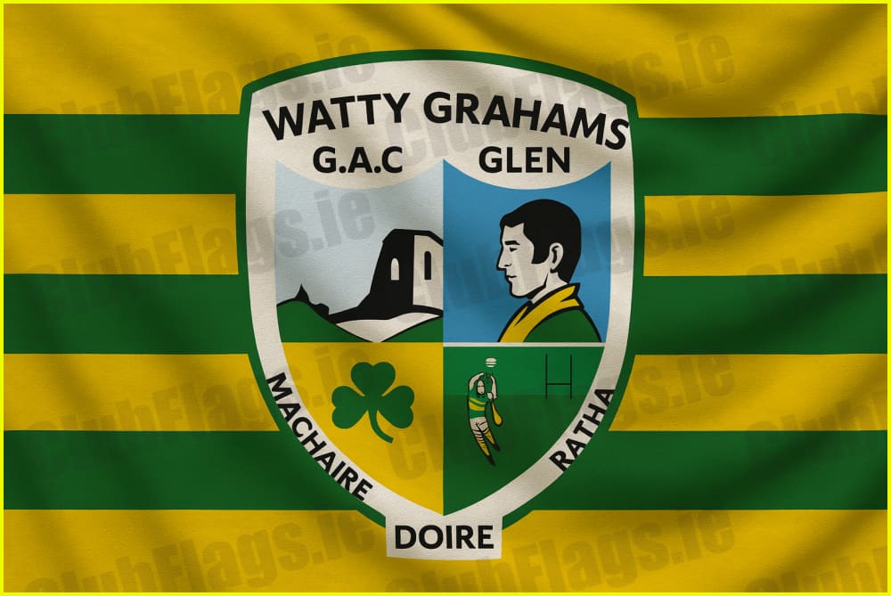 Glen Watty Grahams GAA Club Flag - GAA Clubs