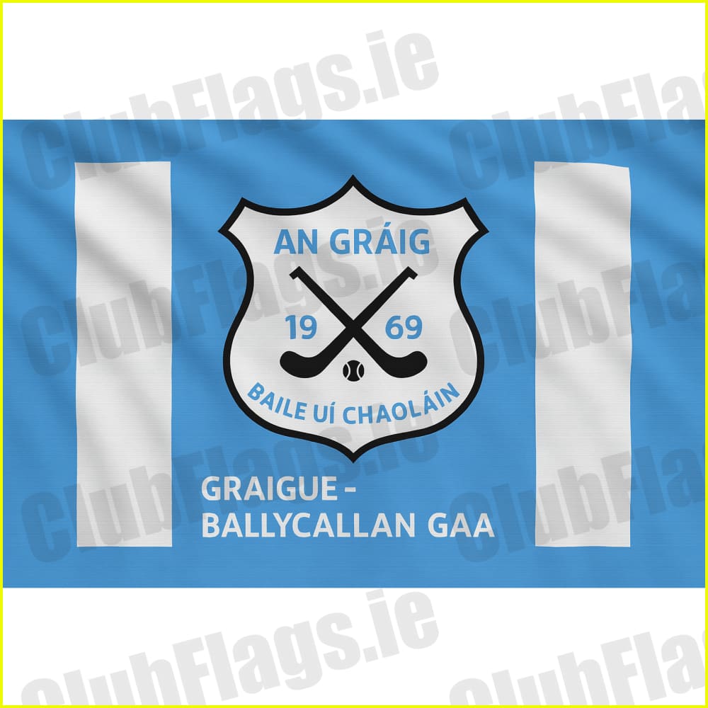 Graigue Ballycallan GAA club flag artwork - ClubFlags.ie