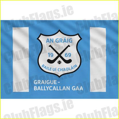 Graigue Ballycallan GAA club flag artwork - ClubFlags.ie