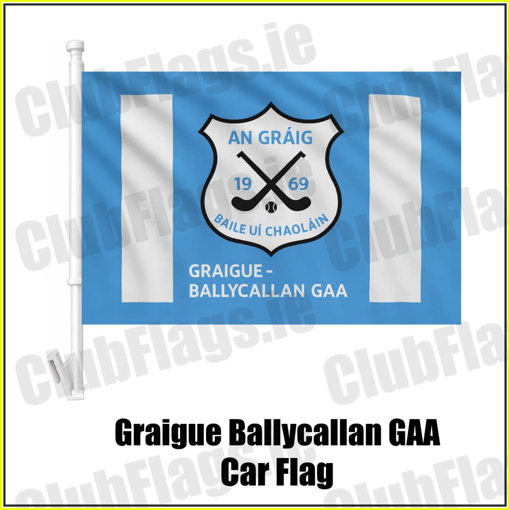 Graigue Ballycallan GAA Car Flag - ClubFlags.ie