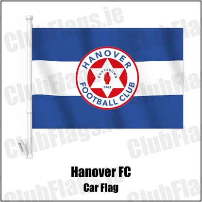 Hanover FC Car Flag with the club crest and colours, Armagh Football - ClubFlags.ie