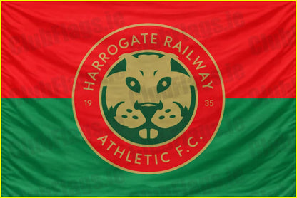 Harrogate Railway FC Flag - Football Clubs