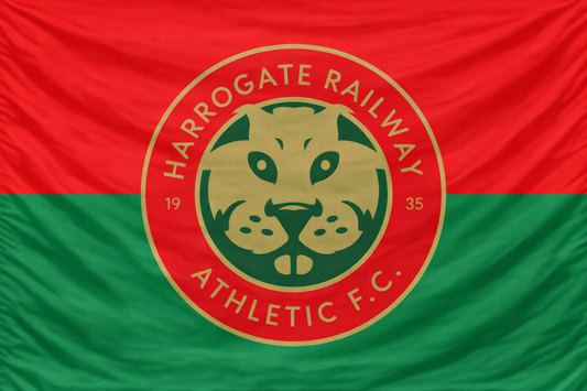Harrogate Railway FC Flag - Football Clubs