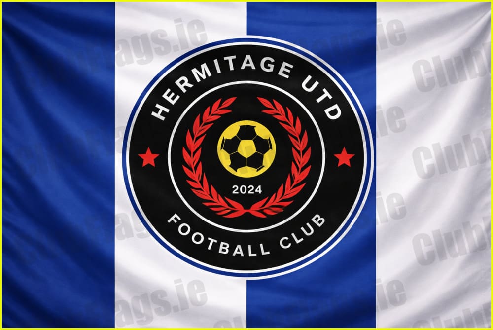 Hermitage Utd Football Club Flag - Football Clubs