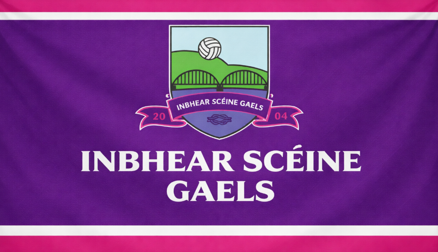 Inbhear Scéine Gaels GAA Club Flag - GAA Clubs