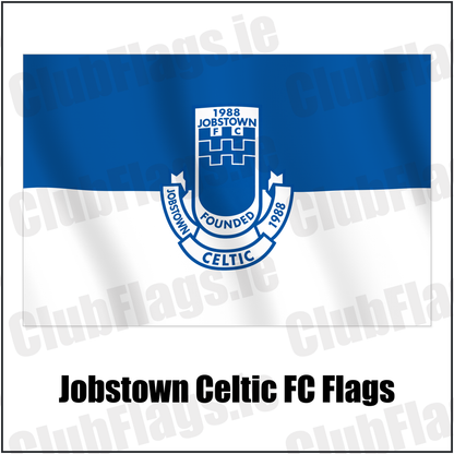Jobstown Celtic FC Flags with the verified club crest and colours, Dublin Football - ClubFlags.ie