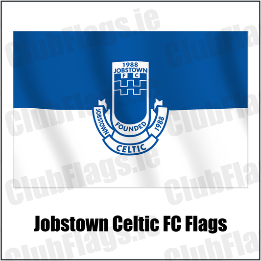 Jobstown Celtic FC Flags with the verified club crest and colours, Dublin Football - ClubFlags.ie
