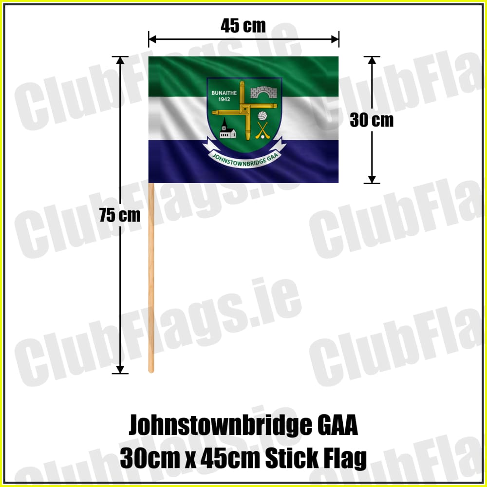 Johnstownbridge GAA 30cm x 45cm Stick Flag - ClubFlags.ie