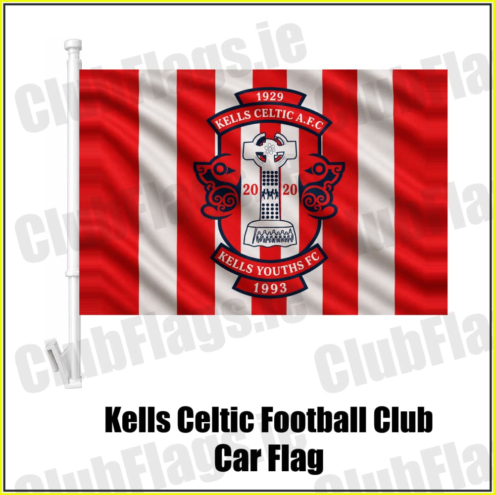 Kells Celtic Football Club Car Flag - ClubFlags.ie
