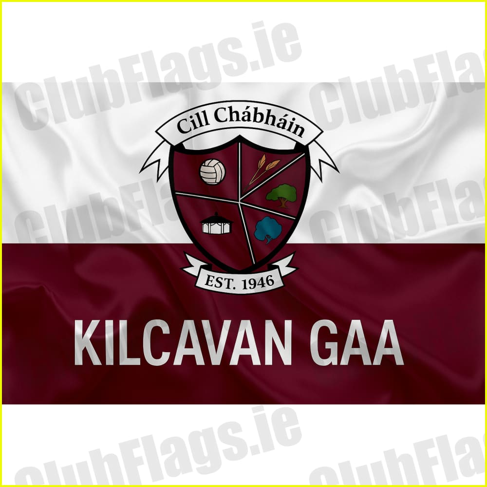 Kilcavan GAA club flag artwork - ClubFlags.ie