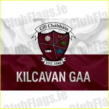 Kilcavan GAA club flag artwork - ClubFlags.ie