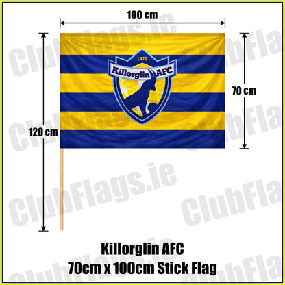 Killorglin AFC 70cm x 100cm Stick Flag - ClubFlags.ie