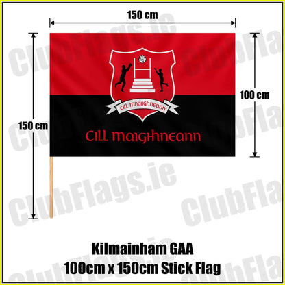 Kilmainham GAA 100cm x 150cm Stick Flag - ClubFlags.ie