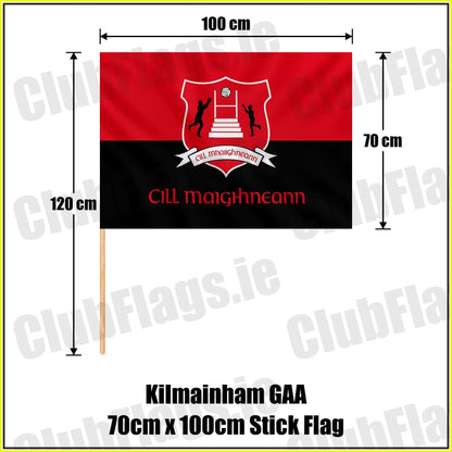 Kilmainham GAA 70cm x 100cm Stick Flag - ClubFlags.ie