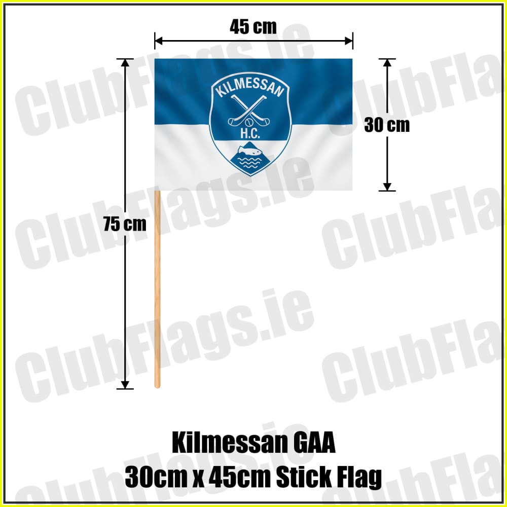 Kilmessan GAA 30cm x 45cm Stick Flag - ClubFlags.ie