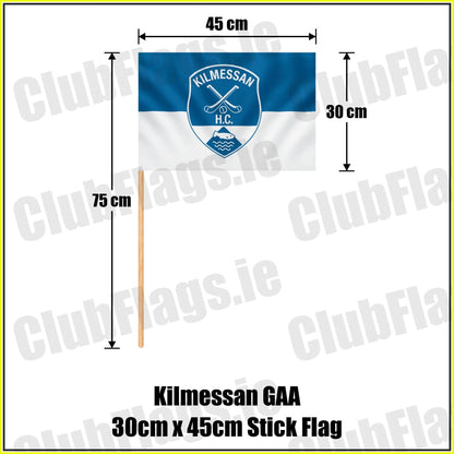 Kilmessan GAA 30cm x 45cm Stick Flag - ClubFlags.ie