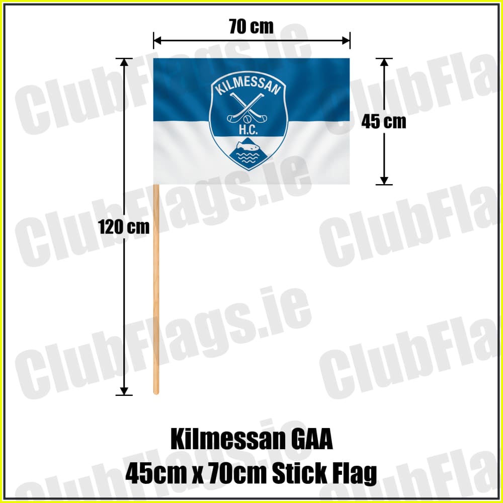 Kilmessan GAA 45cm x 70cm Stick Flag - ClubFlags.ie
