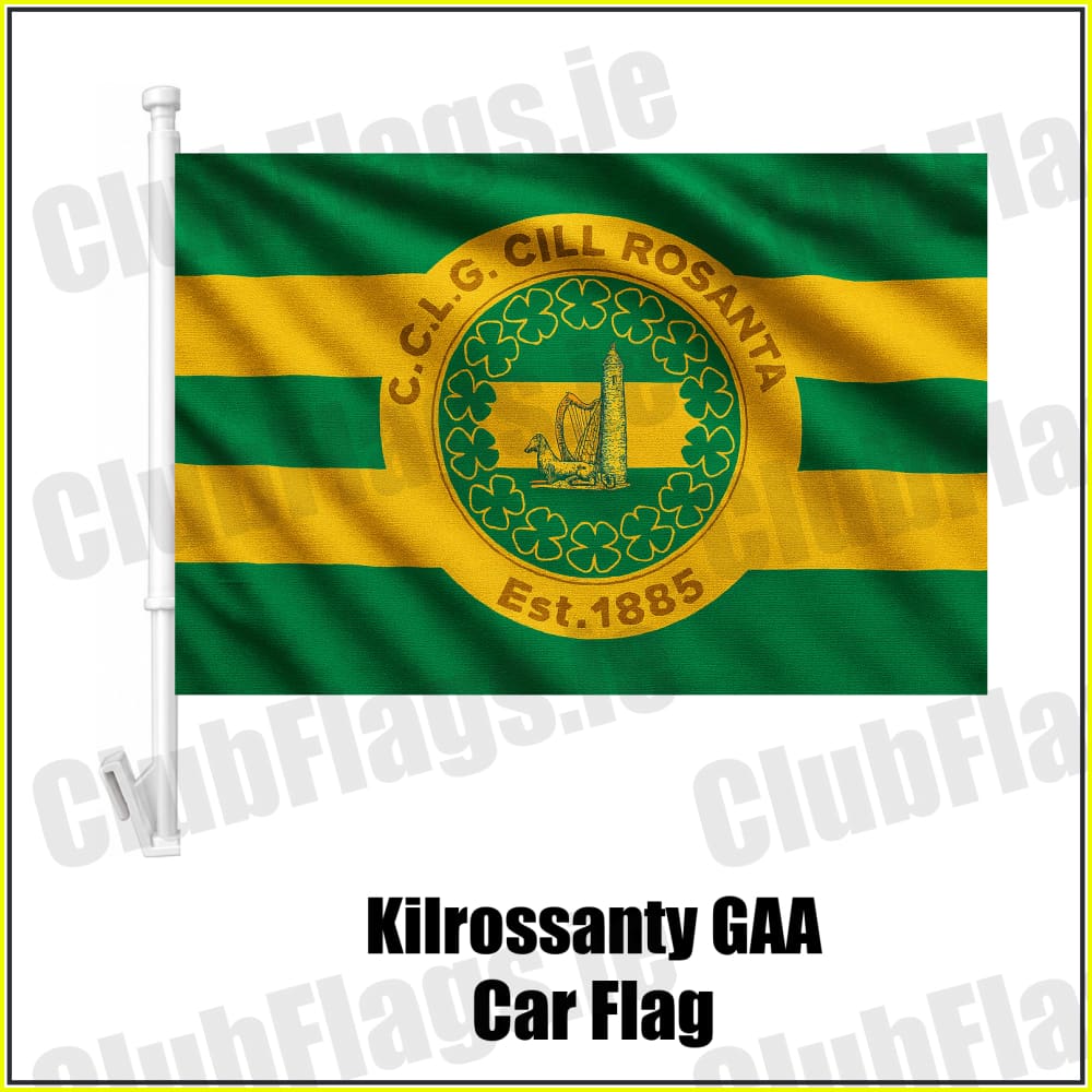 Kilrossanty GAA Car Flag - ClubFlags.ie