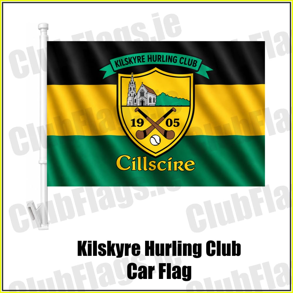Kilskyre Hurling Club Car Flag - ClubFlags.ie
